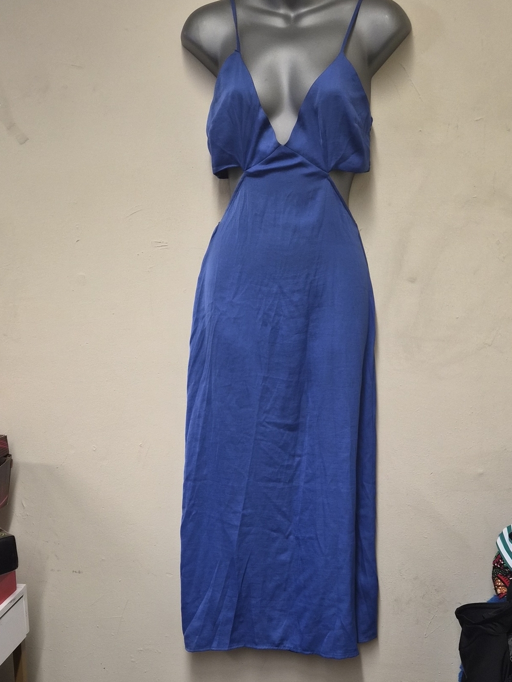 Forever 21 Royal Blue Spaghetti Strap Midi Dress | Size S